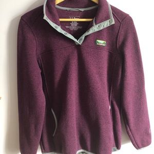 LL Bean Purple Pull-Over